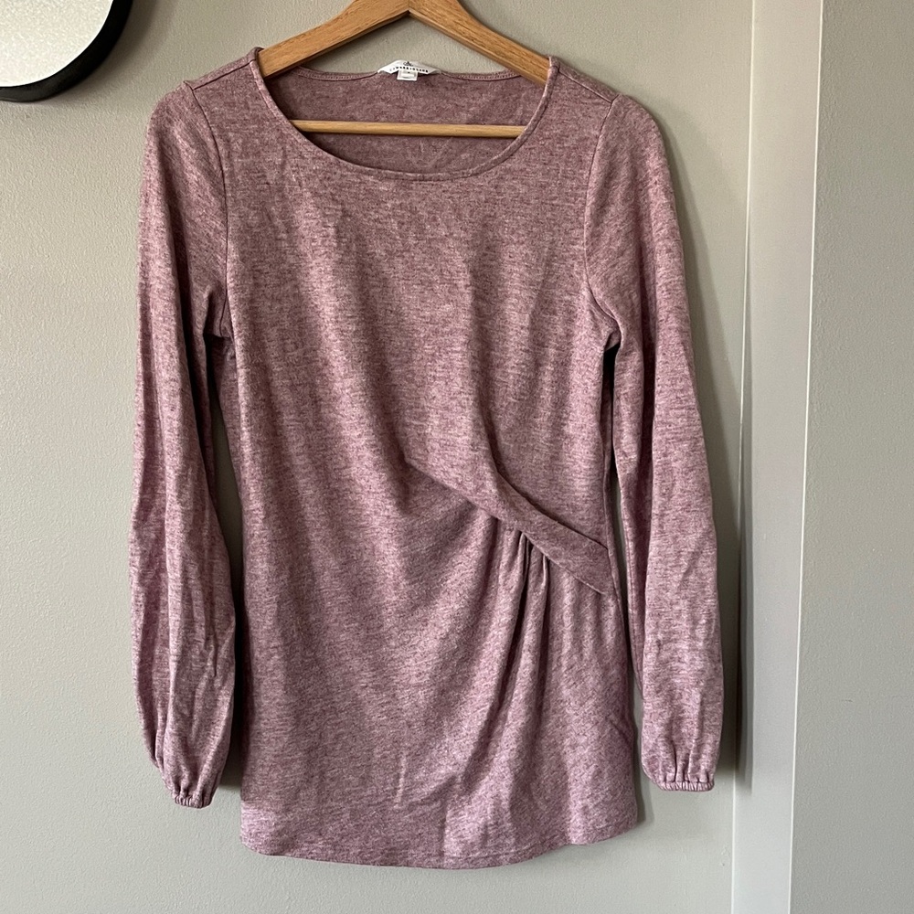 Women's Soft Pink Long Sleeve Top